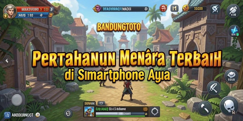 Tampilan gameplay seru di BANDUNGTOTO dengan Tower Defense yang strategis.