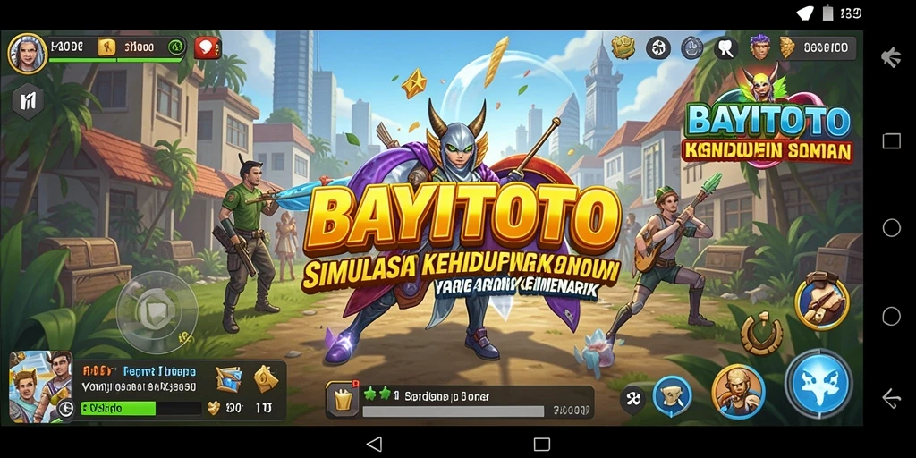 Screenshot gameplay BAYITOTO menunjukkan karakter dan lingkungan yang interaktif.