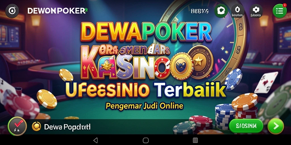 Tampilan menarik dari gameplay DEWAPOKER di kasino online.