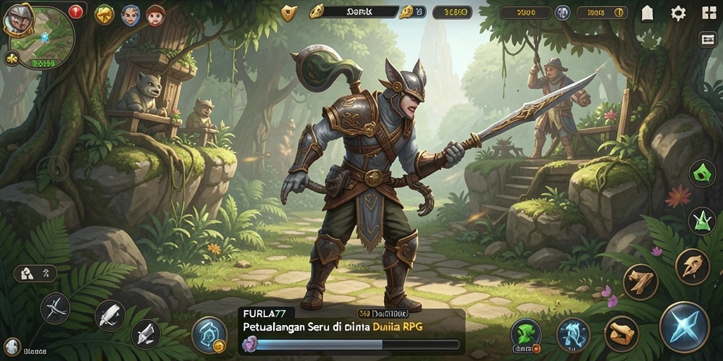 Pemandangan menakjubkan dalam gameplay FURLA77 yang penuh aksi.