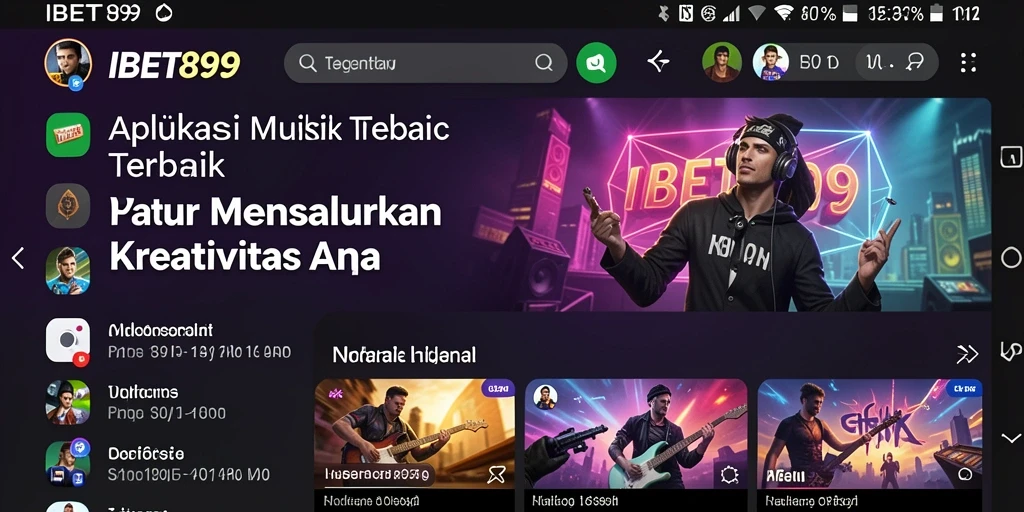 Tangkapan layar utama IBET899 menampilkan antarmuka aplikasi yang modern dan interaktif.