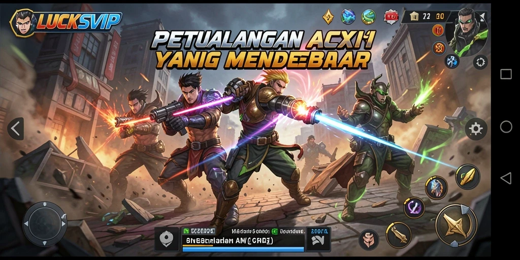 Gameplay LUCKSVIP yang menarik dengan aksi yang mendebarkan.