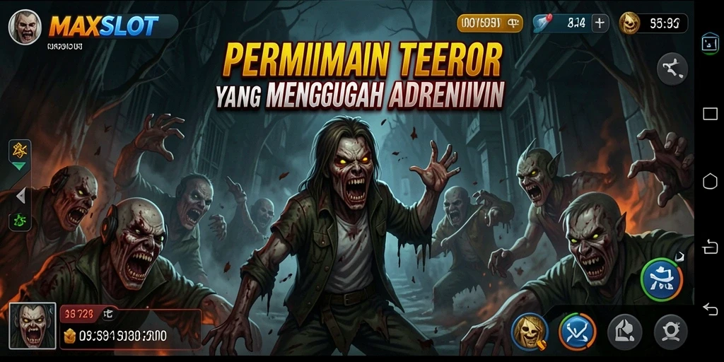Gameplay MAXSLOT yang penuh ketegangan dan elemen horor.
