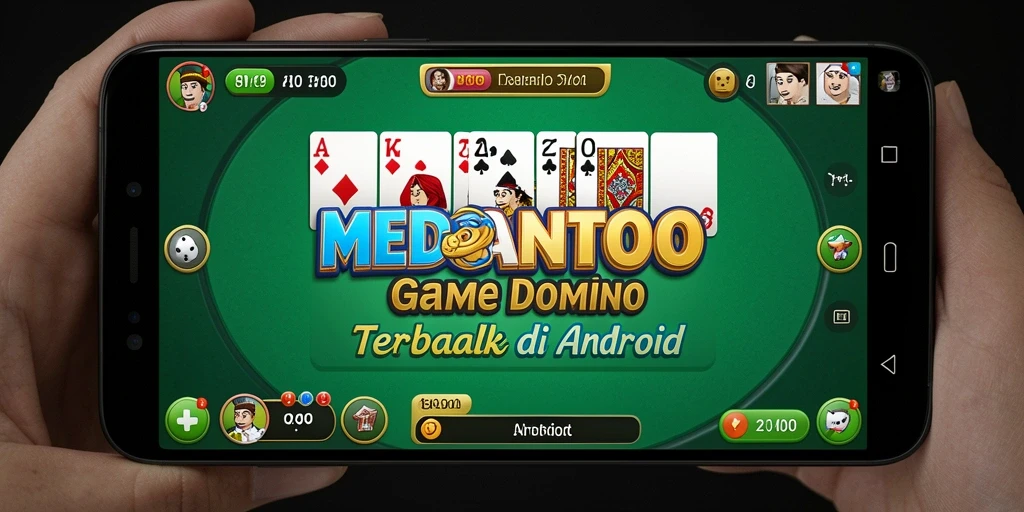 Screenshot gameplay MEDANTOTO menampilkan suasana seru permainan Domino.
