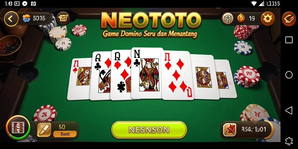 Tampilan gameplay seru dalam NEOTOTO menunjukkan persaingan yang mendebarkan.