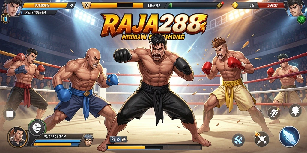 Tampilkan gameplay intens dan seru dari RAJA288.