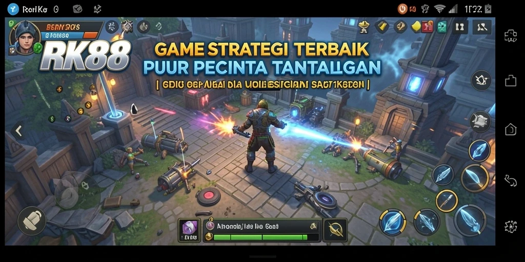 Screenshot RK88 menampilkan serangan taktik yang mendebarkan.