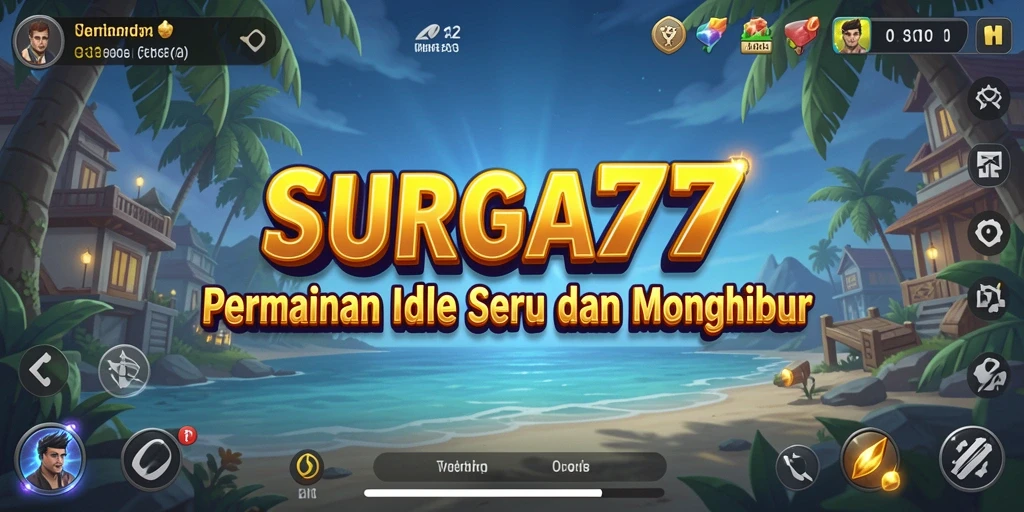 Screenshot gameplay SURGA77 menampilkan aksi Idle yang mengasyikkan.