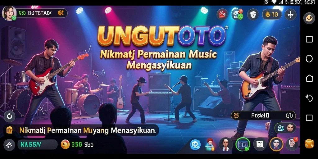 Screenshot dari gameplay UNGUTOTO yang menarik dan interaktif.