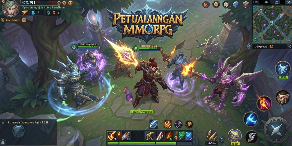 Tampilan gameplay menakjubkan di dunia X168 yang penuh aksi.